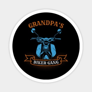 Grandpa's Biker Gang Father's Day Magnet